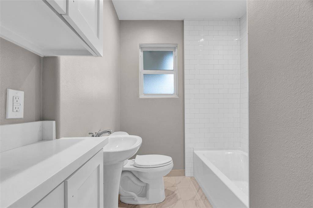 Bathroom freshly remodeled