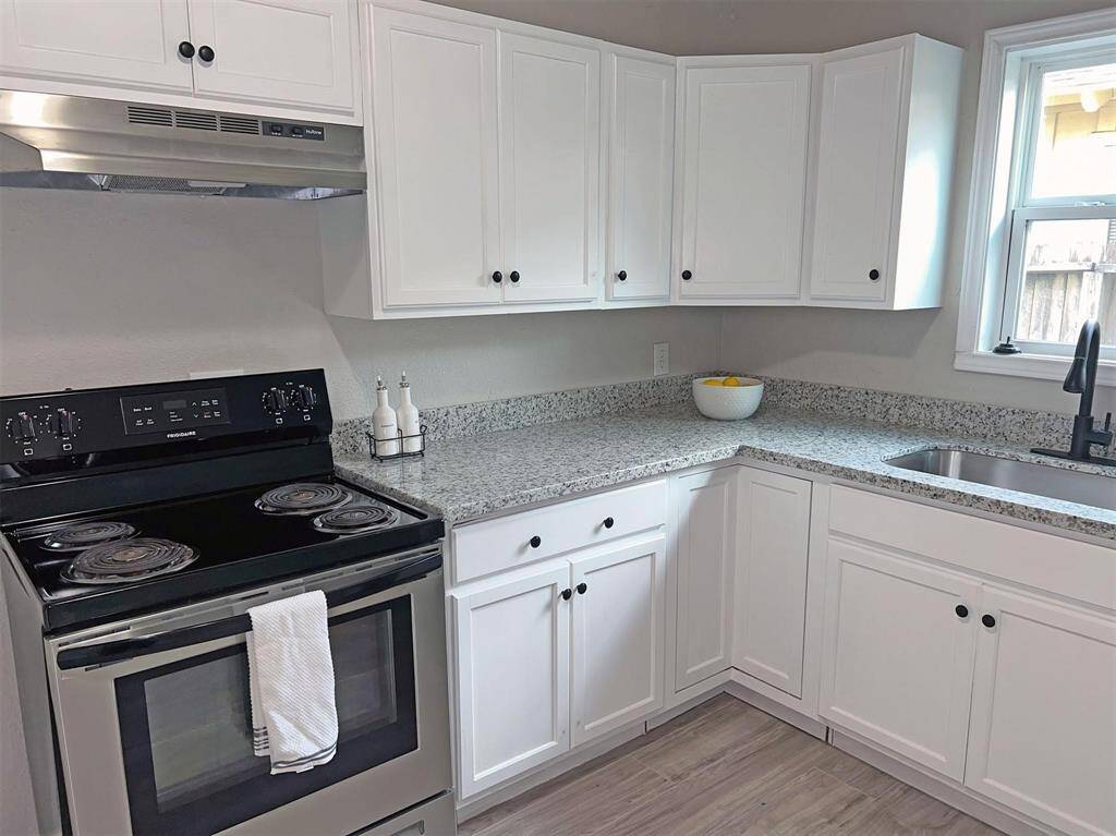 New cabinets and granite countertops