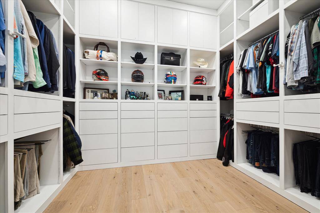 Primary closet