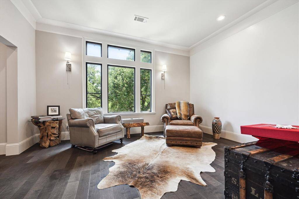 The second floor loft area offers an additional space to spread out and enjoy a book or catch up on your emails.