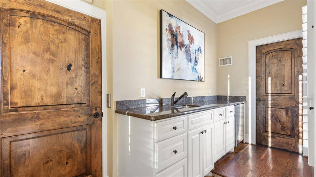 4th floor sink area just inside patio door to service your outdoor cooking endeavors