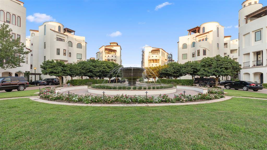 This private guard gated community has a stunning common area