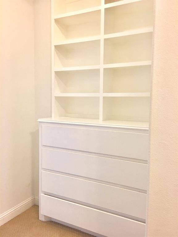 Combinet in the master bed closet