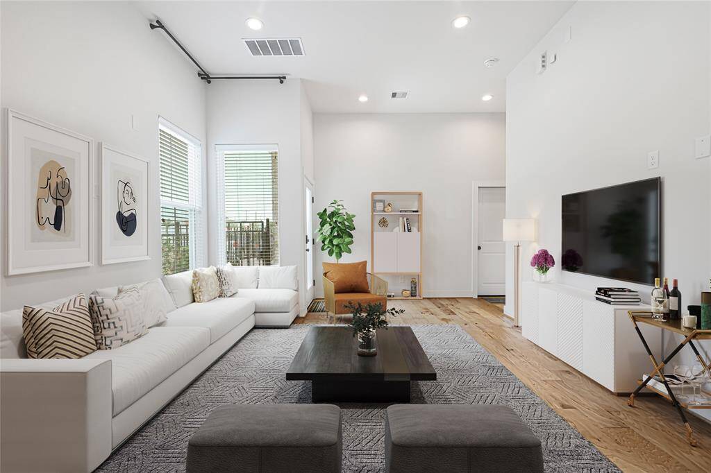 Living room-Virtually staged