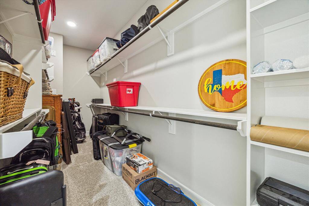 Primary bedroom has 2 large walk-in closets for all your storage needs.