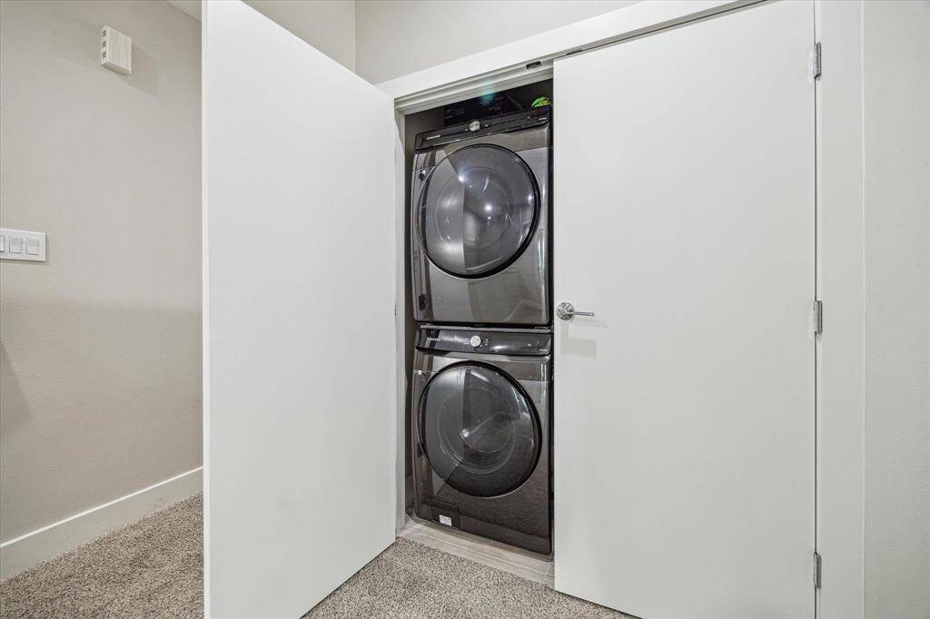 Washer and dryer remains.