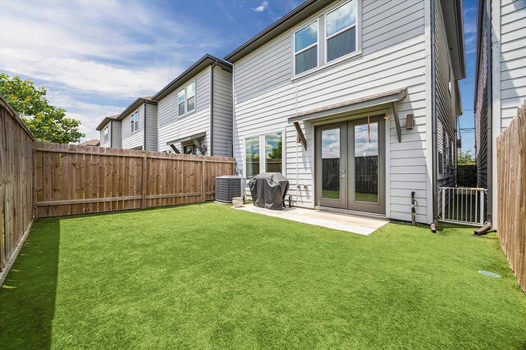 Outside, enjoy your beautifully fenced in backyard with low-maintenance turf.