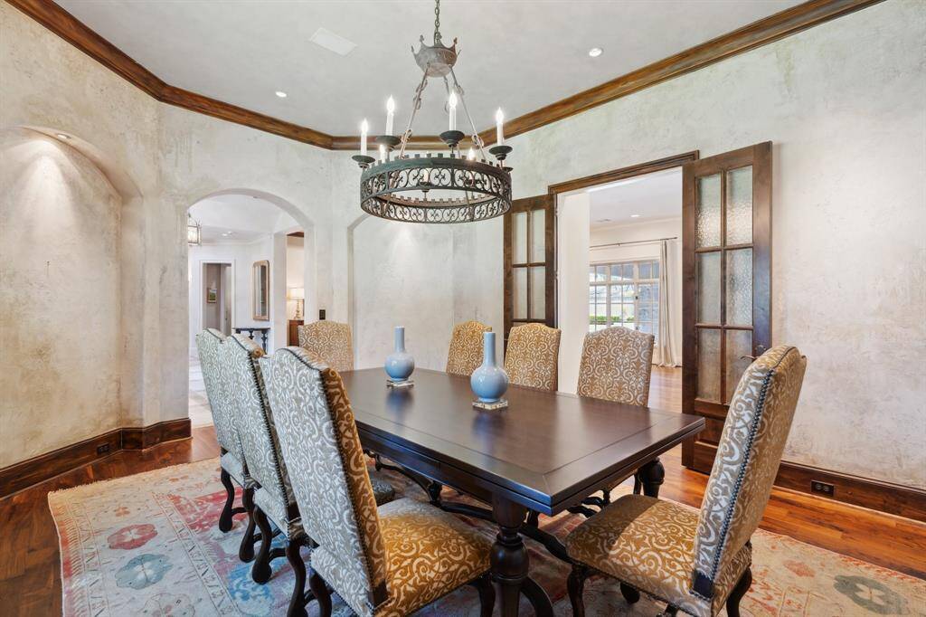 Another view of the stunning Dining room.