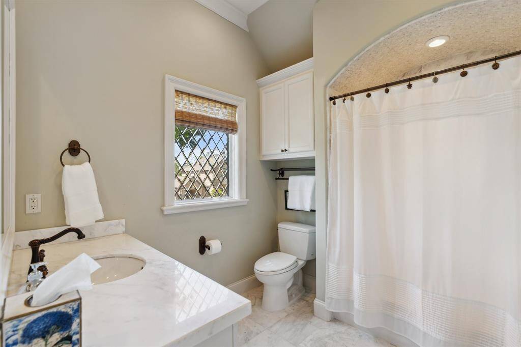 The ensuite bathroom for bedroom #3.