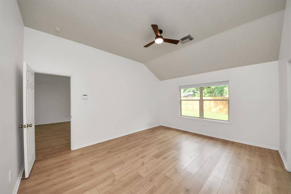 Spacious secondary bedrooms