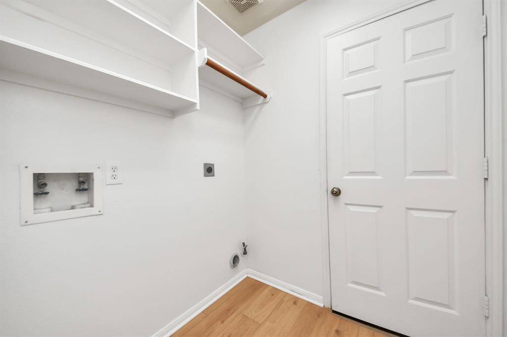 Utility room in the home comes with extra storage space