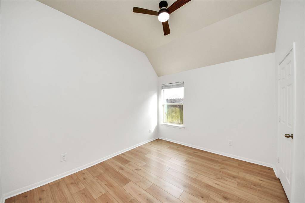 Spacious secondary bedrooms