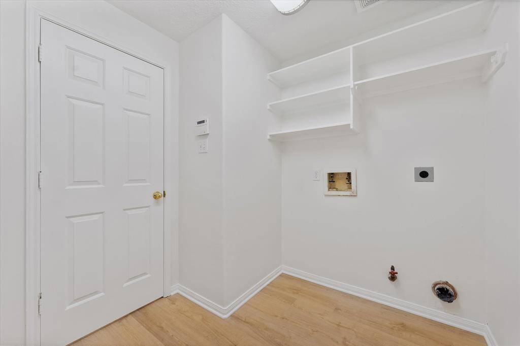 Utility room in house....
