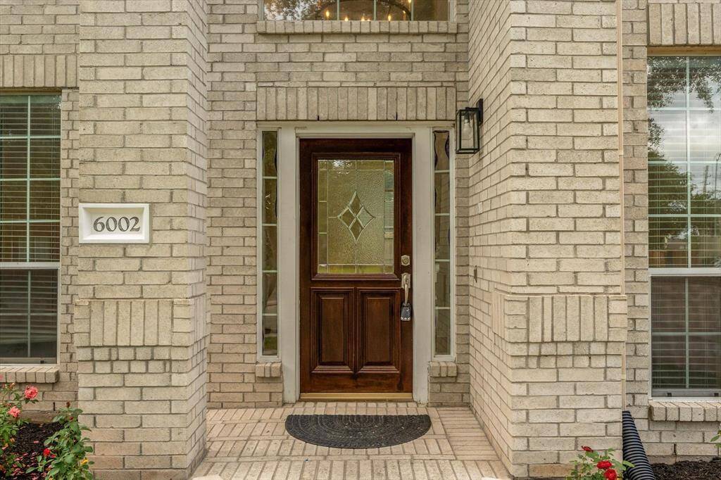Front covered porch...