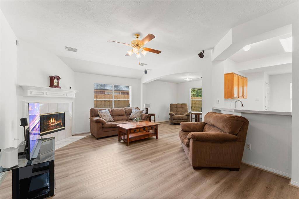 Flex Room off the family room is a great benefit.