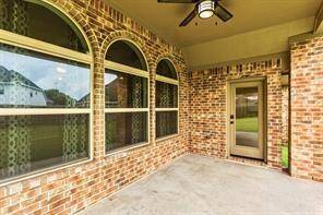 Different angle view of the relaxing covered patio