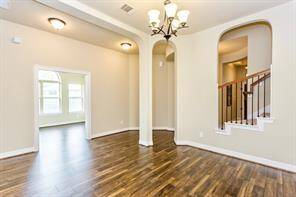 This elegant formal dining room is great for celebrations!