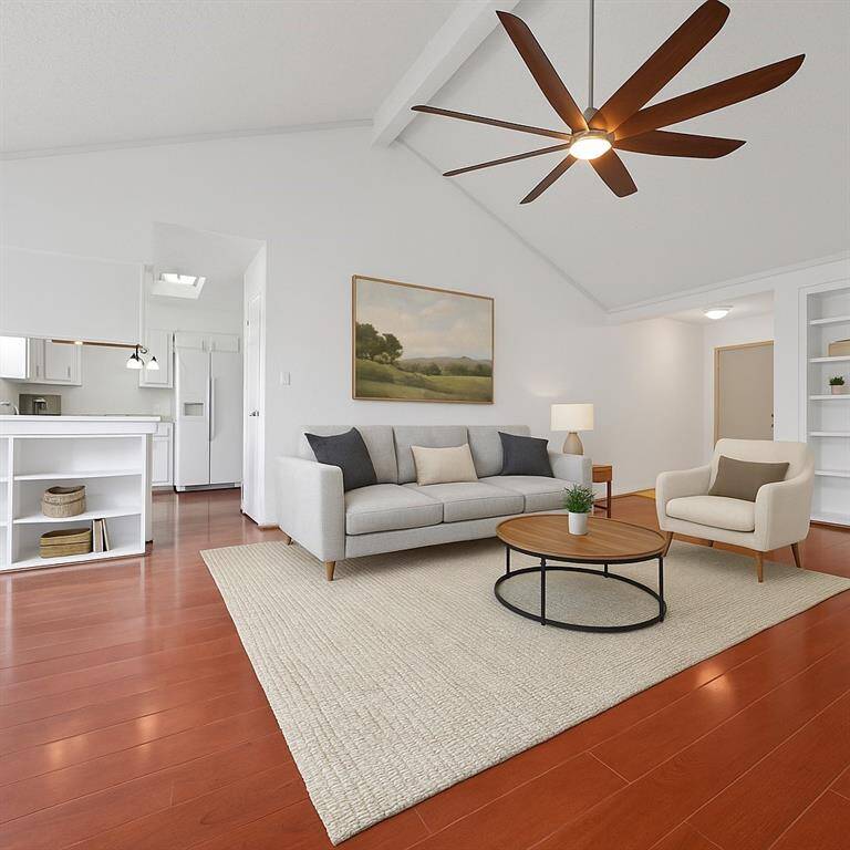 Staged living room
