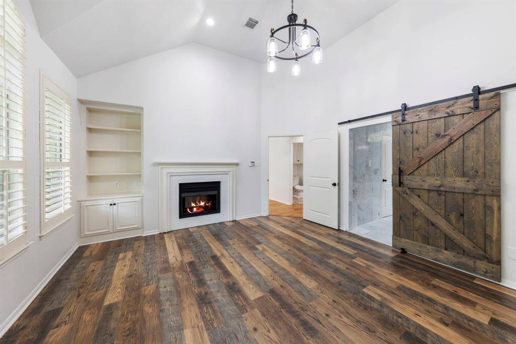 Primary Bedroom off Living Room Area