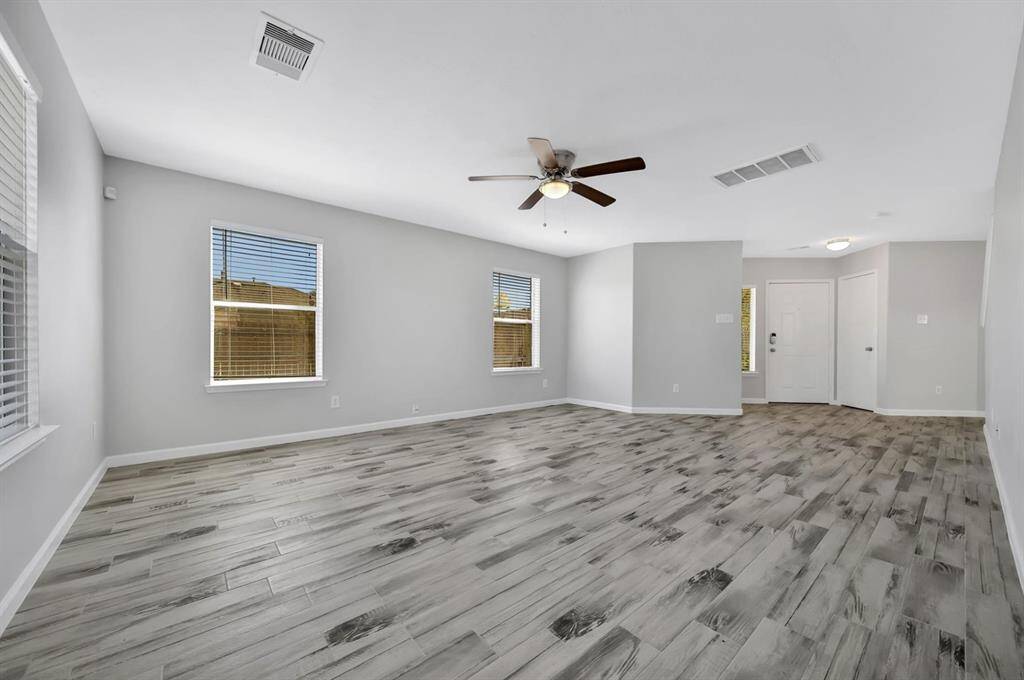 Here is a wide view of the living room.