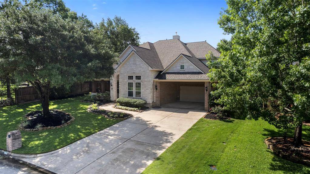 This extended driveway allows for  ample parking for all of your family or guests.