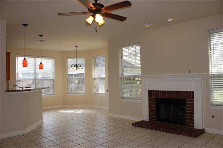 Family room overlooking breakfast area