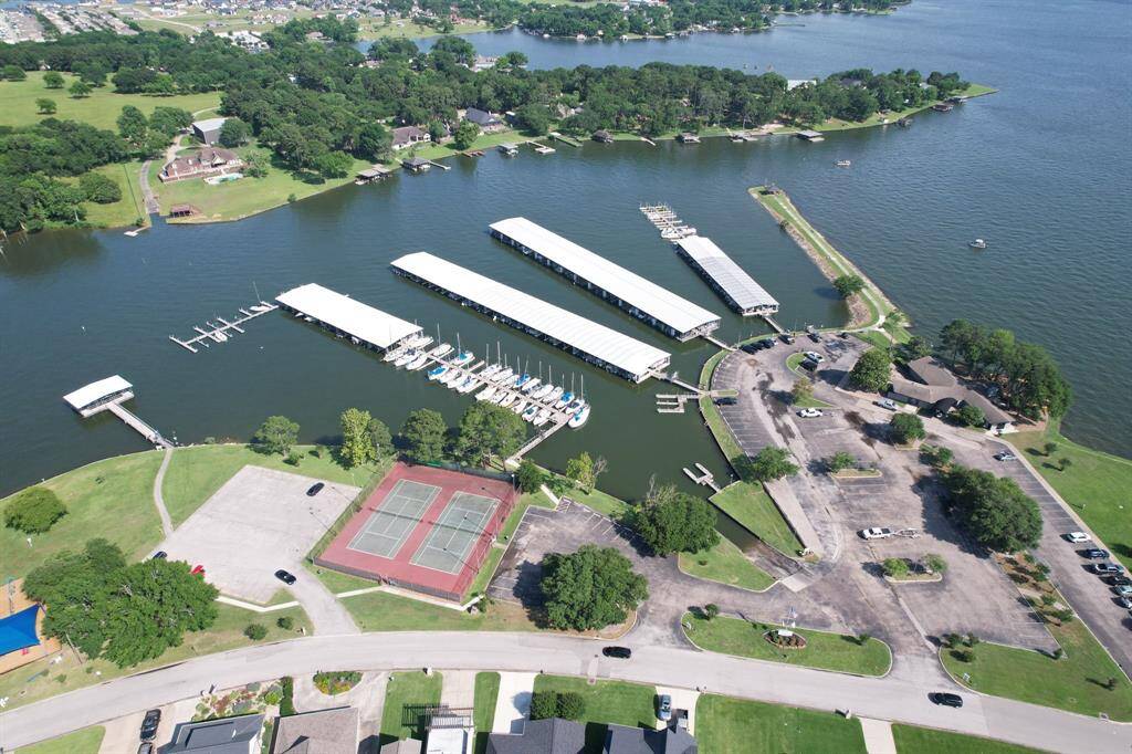 Take your golf cart or walk to the marina, where you can store your boat for as little as  $75/month and be out on the lake in less than 10 minutes