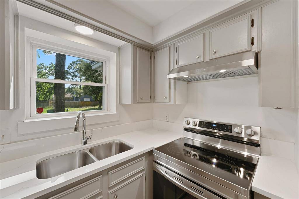 Beautiful window to enjoy while cooking or cleaning!
