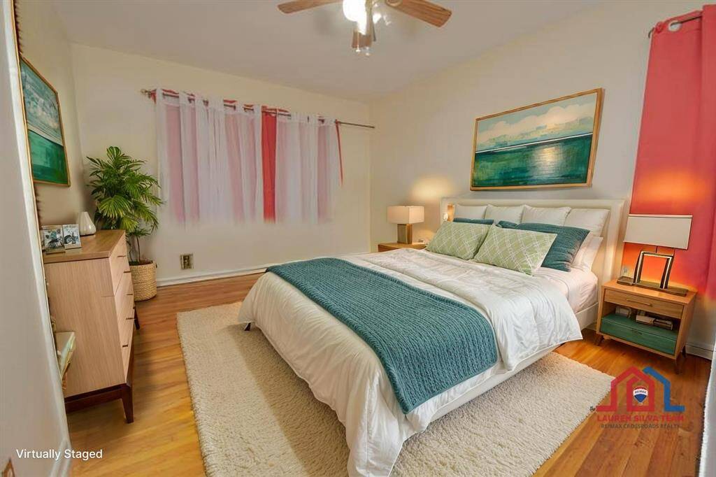 Primary Bedroom - Items Virtually Removed & Staged