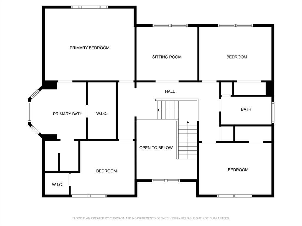 The second floor plan.