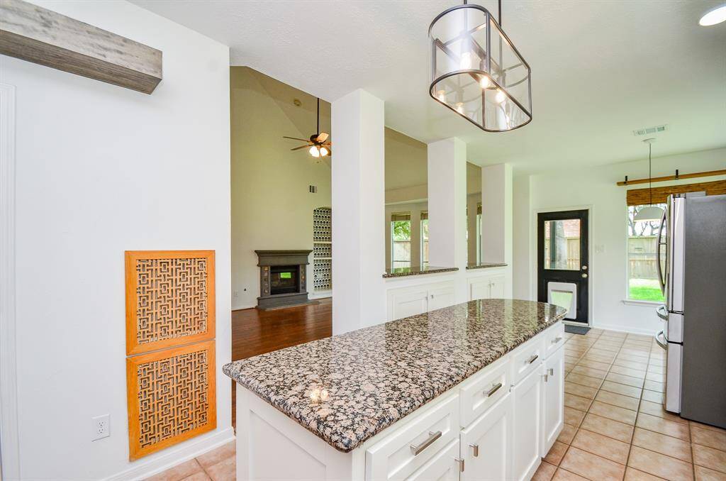 Large and well equipped kitchen is a chef's dream.
