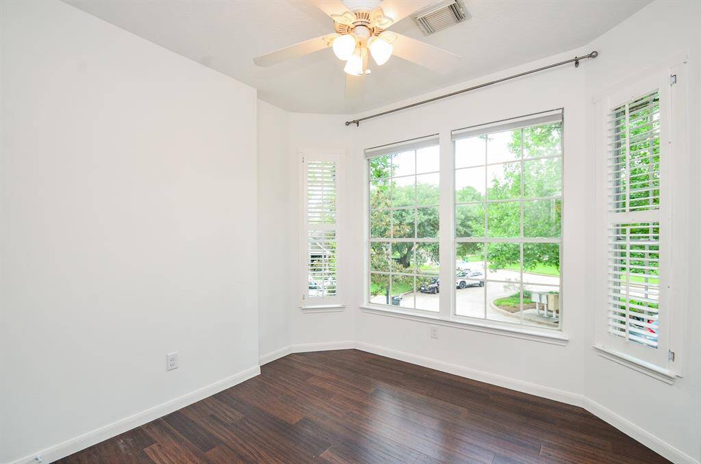 The bonus room virtually staged as a kids playroom.