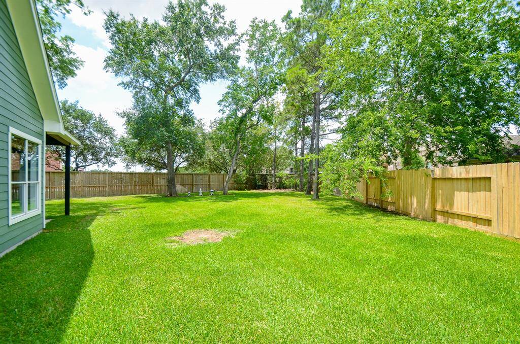 Huge backyard!