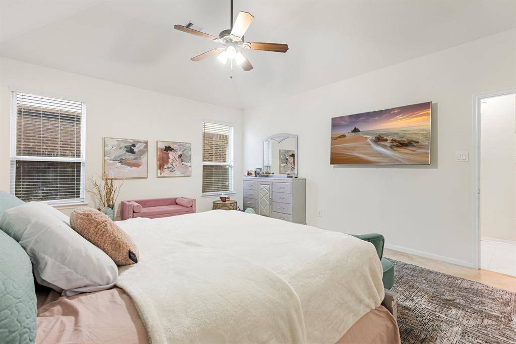 Large windows grace the room,allowing natural light in!