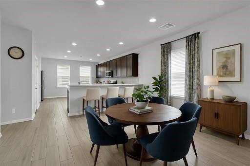 Dining room, Virtually staged