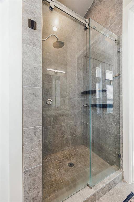 Walk in master bath shower