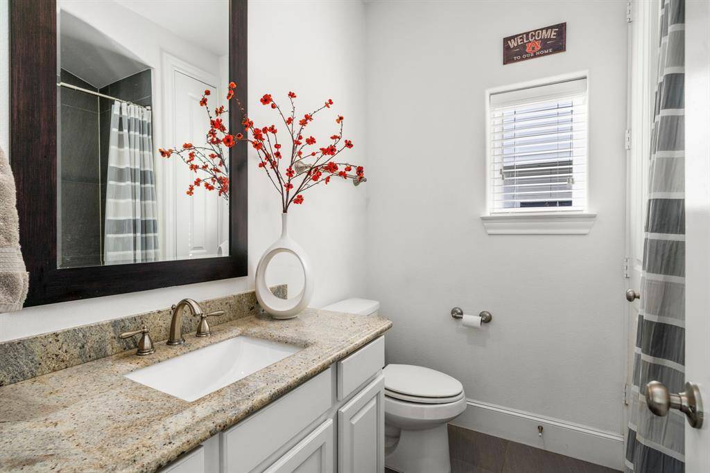 Full private bathroom.