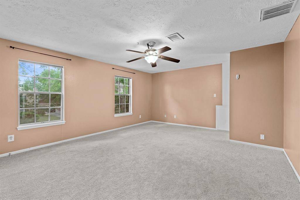 Upstairs game room