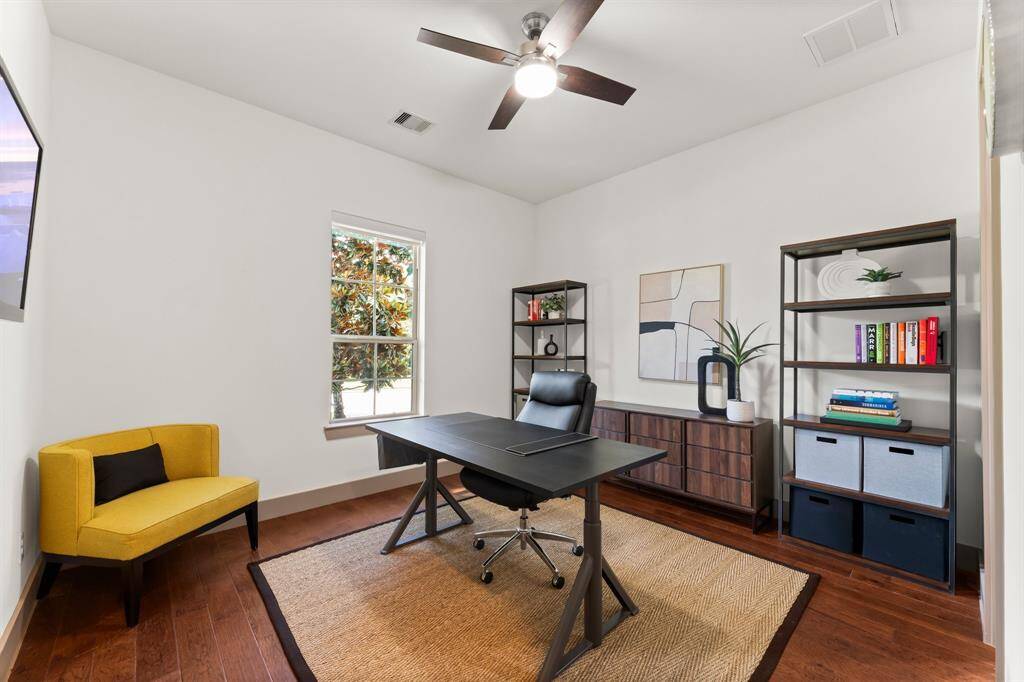 This Room is One of 6 Bedrooms, Currently Being Used as a Home Office