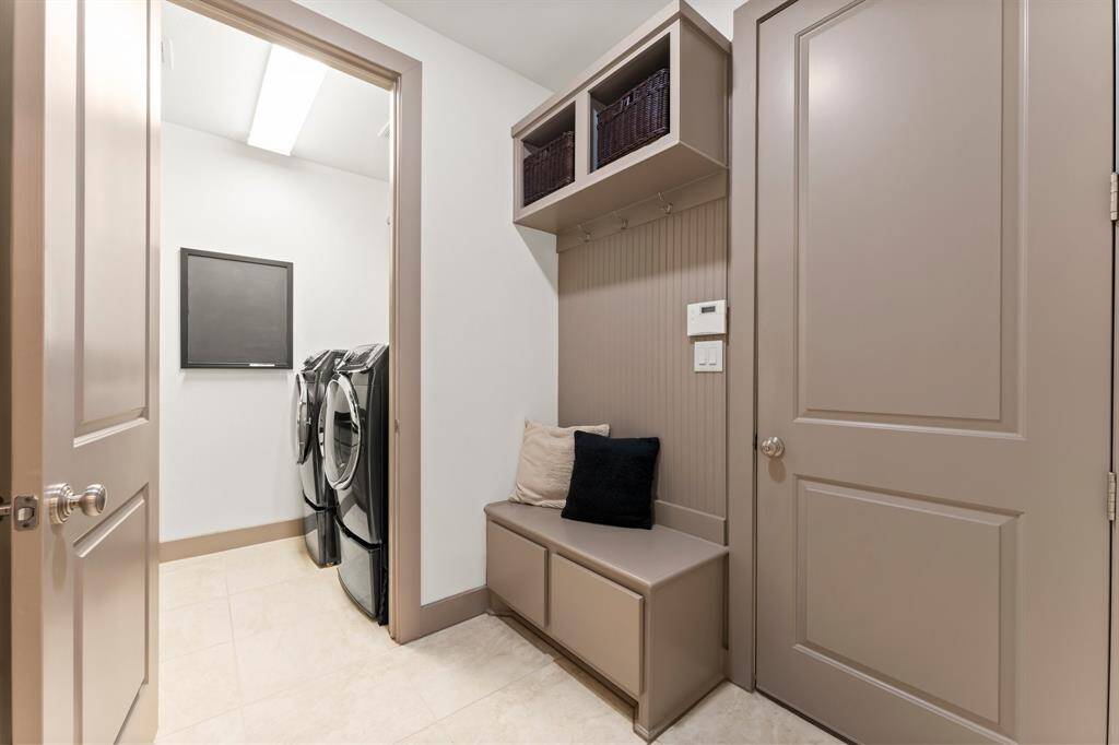 Mud Locker Leading Into the Laundry Room For Extra Storage