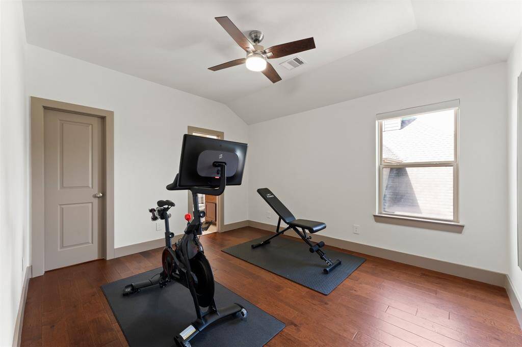 Third Upstairs Bedroom is Currently Being used as a Home Gym