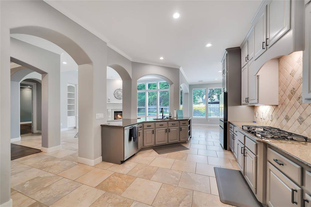 Built in coffee bar & more...this space quickly becomes the heart of the home
