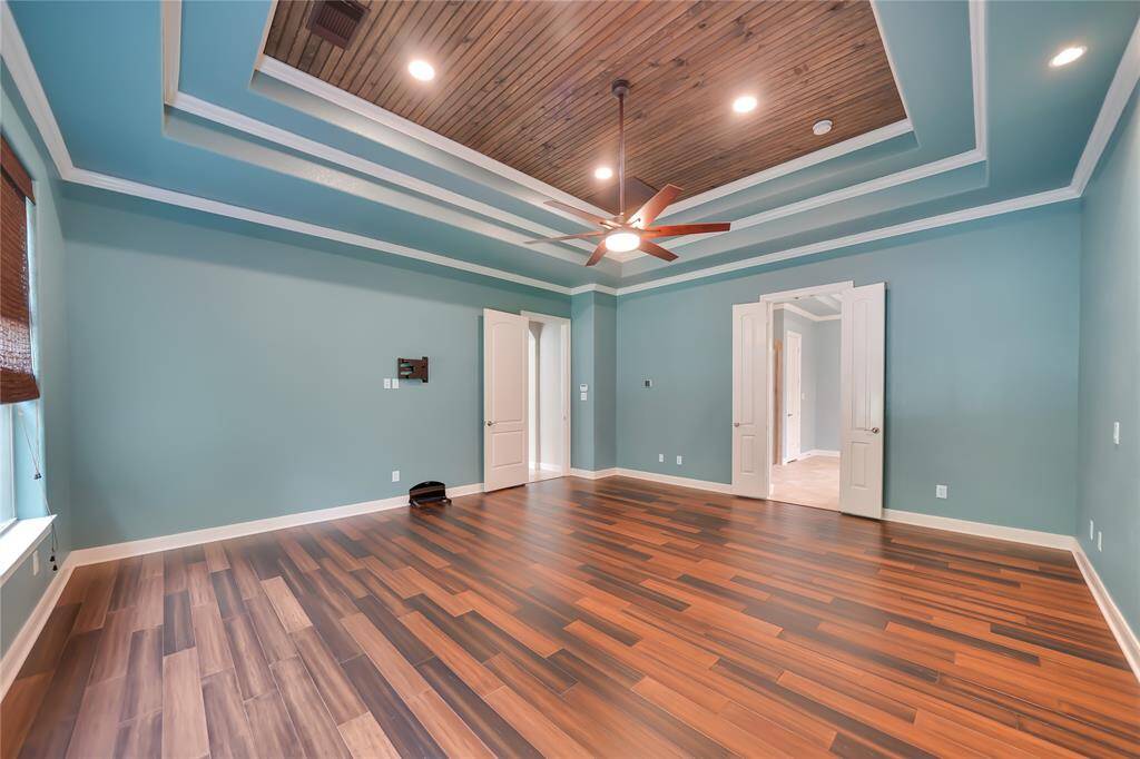 ...trayed ceiling & such a relaxing space.