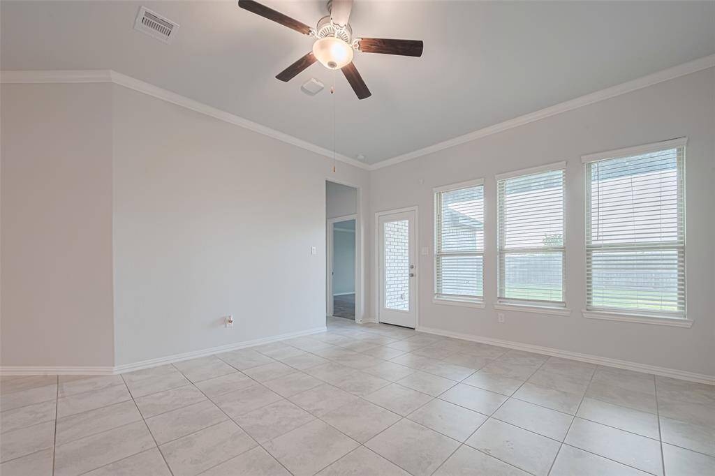 Large windows in living space for abundant amounts of natural light