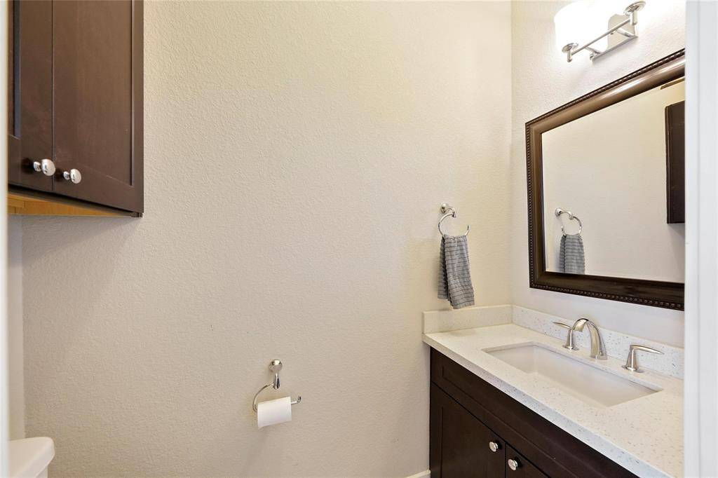 Half bath on the second floor.