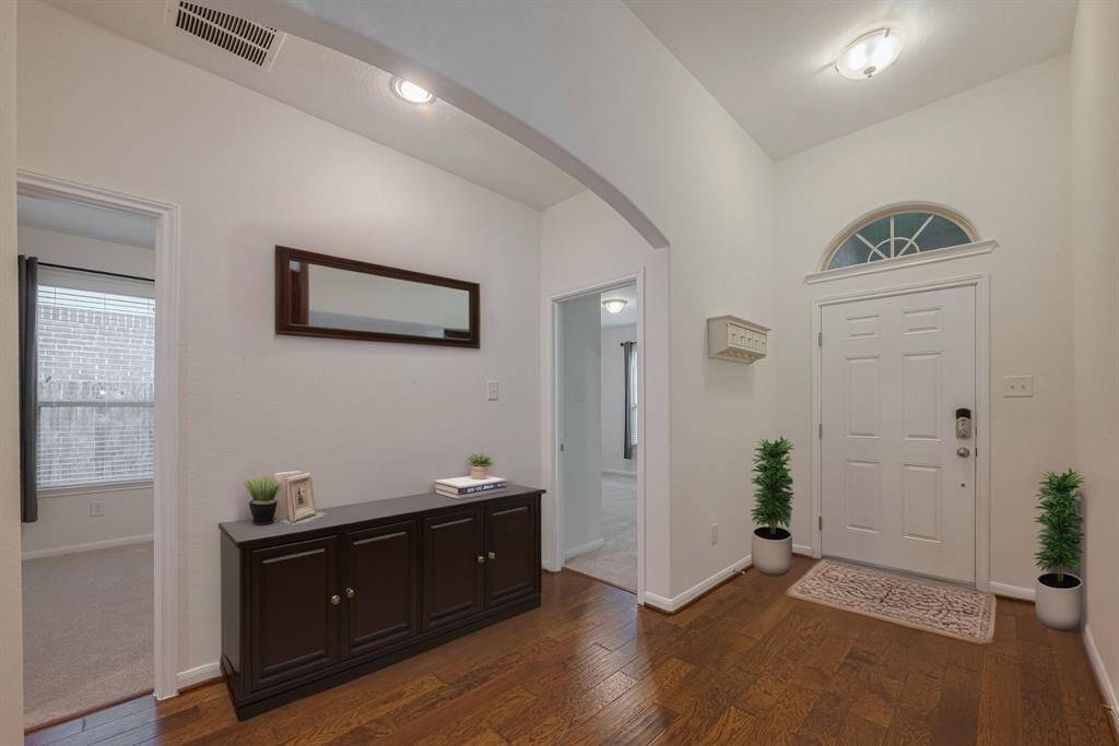 Entry is virtually staged.