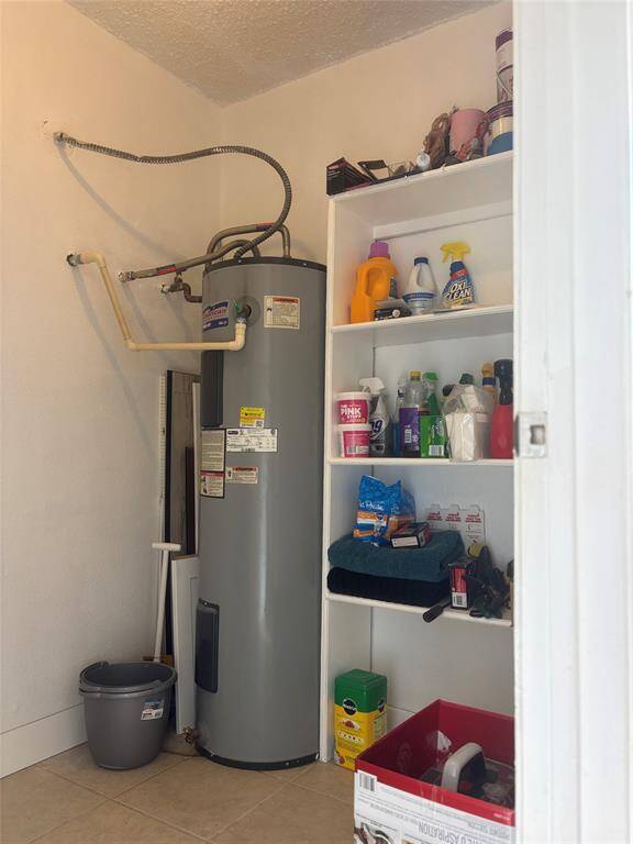 Water heater and house maintenance shelf