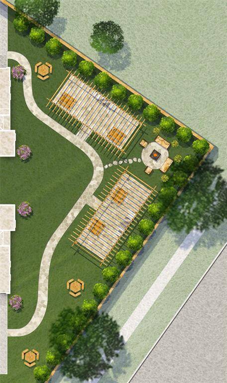 Community Courtyard Rendering!