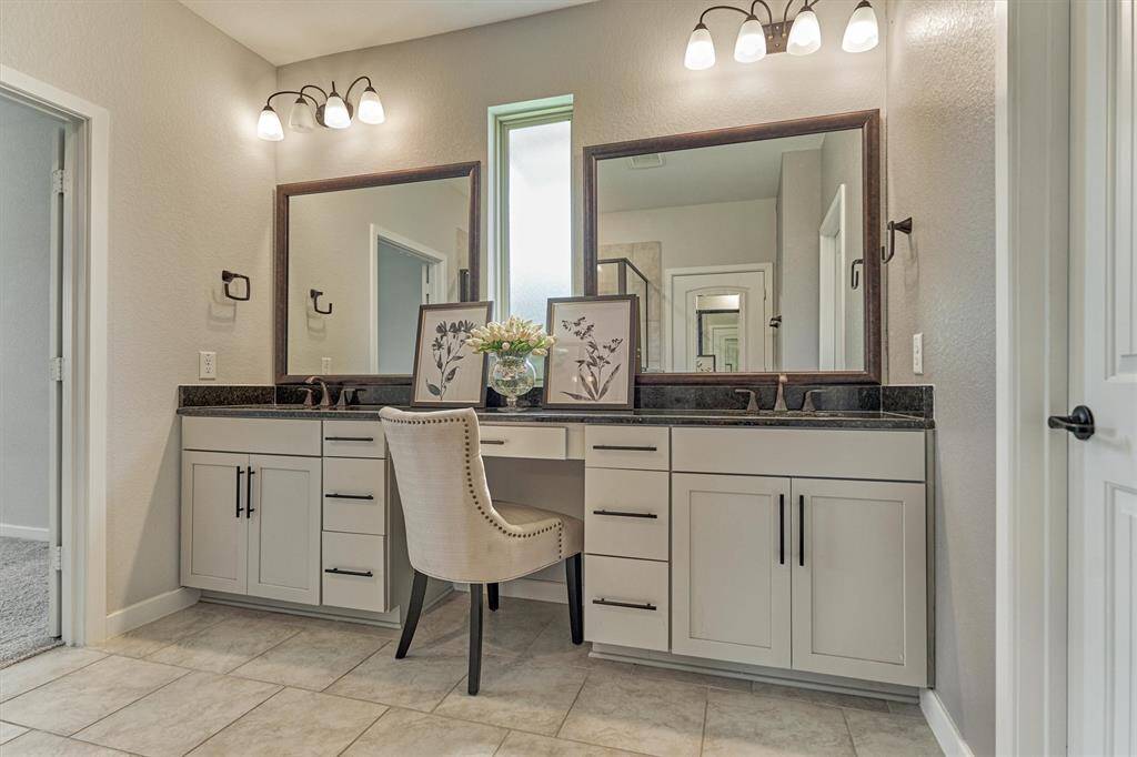 Primary Closet with custom built ins