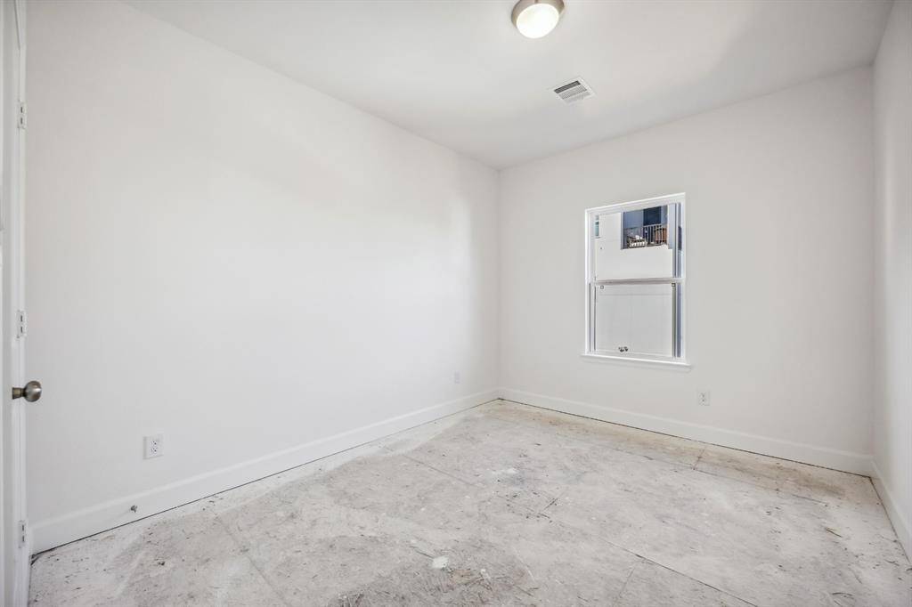 Serene Secondary Bedroom: A well-lit secondary bedroom comes stanard with soft carpeting, perfect for a cozy retreat or a productive home office setup. Or make it your own and upgrade to wood floors.